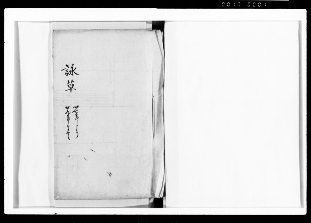 作品画像:詠草