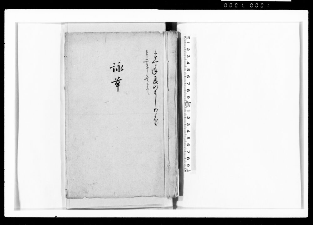 作品画像:詠草