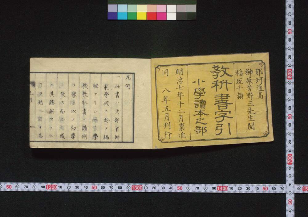 作品画像:教科書字引 小学読本之部