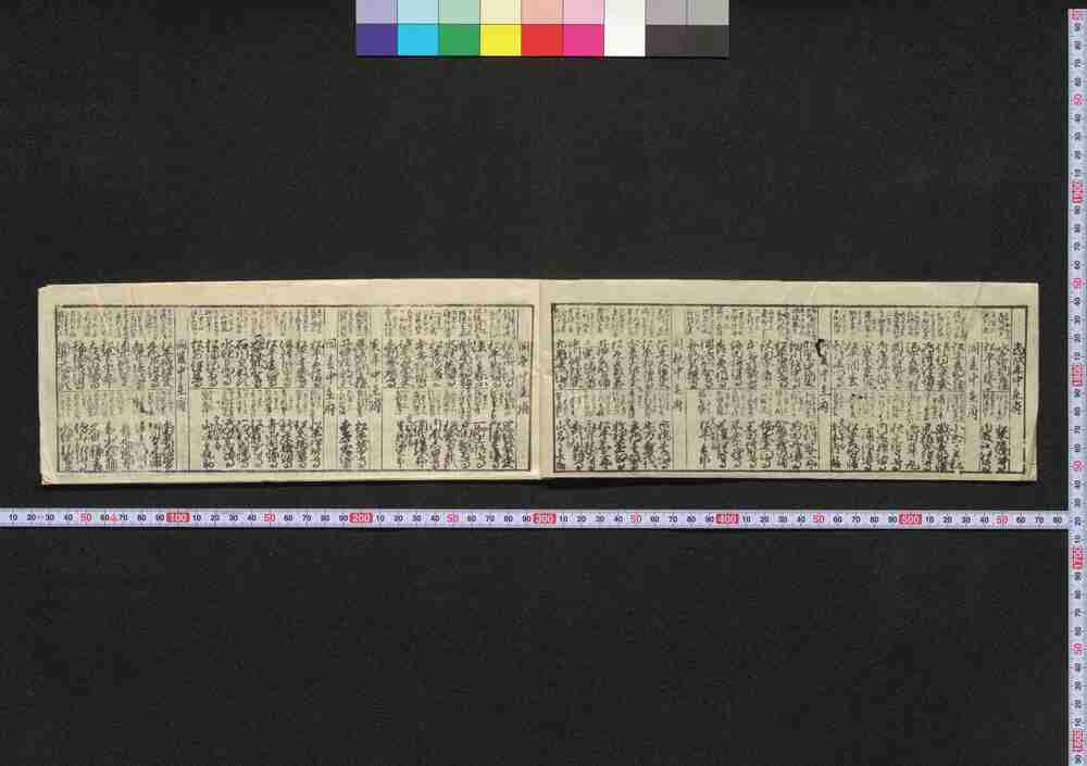 作品画像:諸御大名参勤年割附