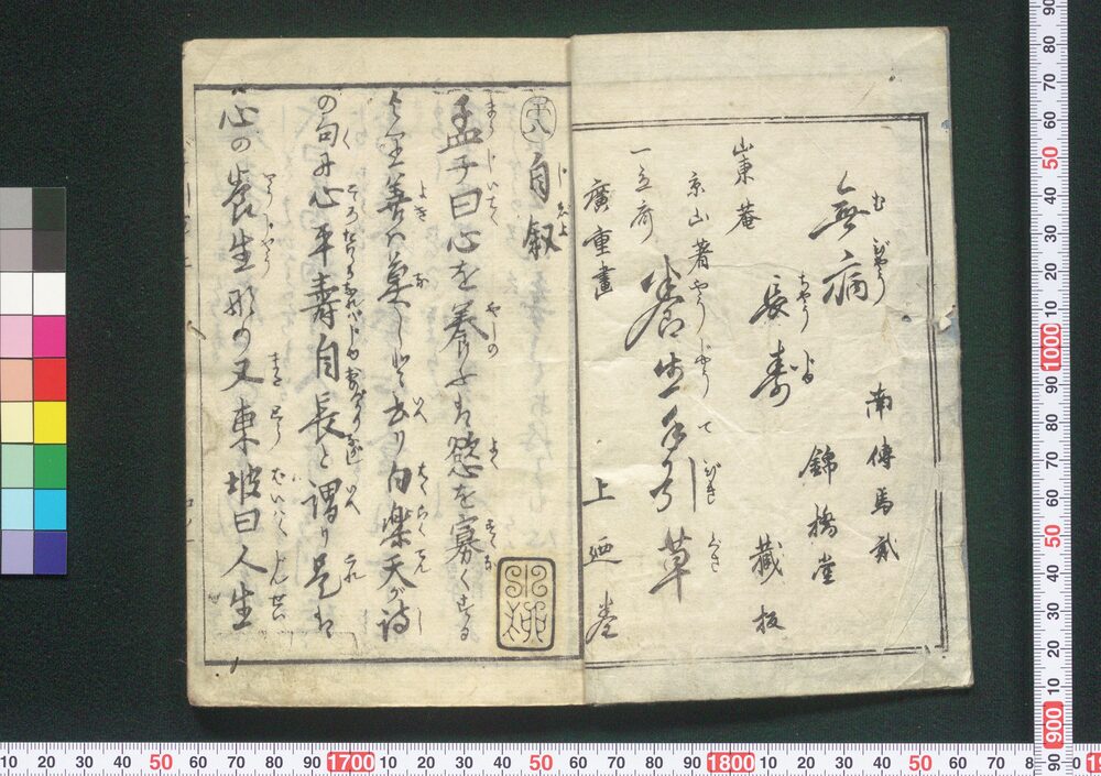 作品画像:養生手引草
