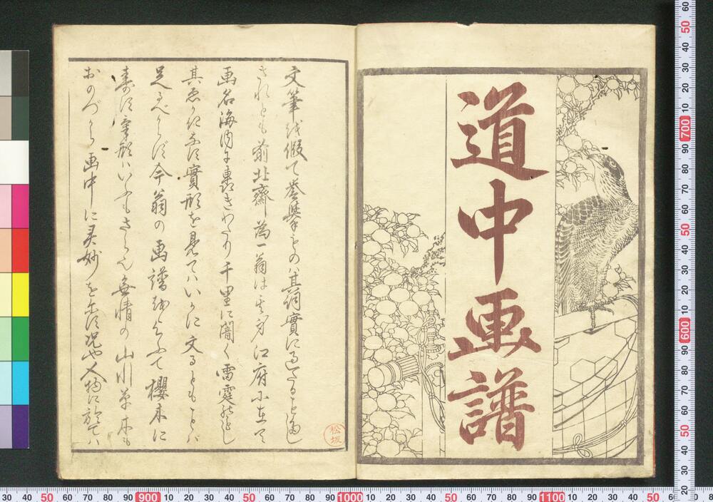 作品画像:五十三次北斎道中画譜