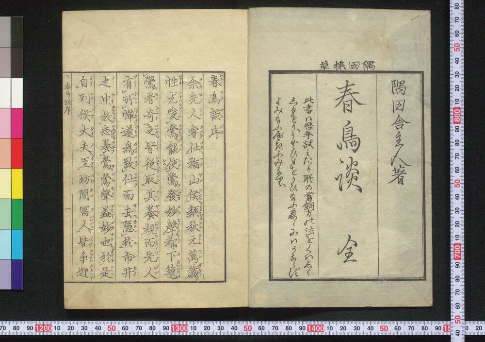 作品画像:隅田採草 春鳥談
