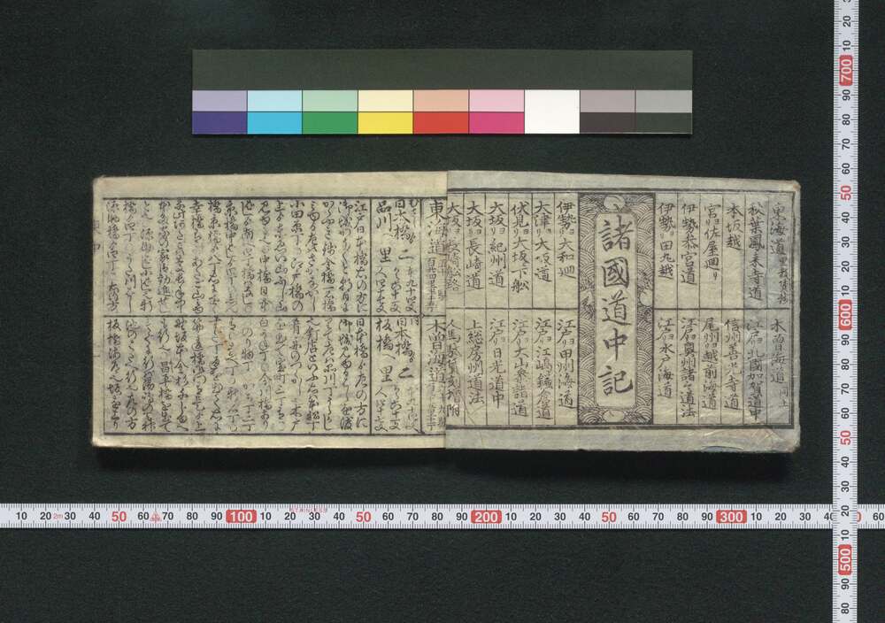 作品画像:新版 諸国道中細見記
