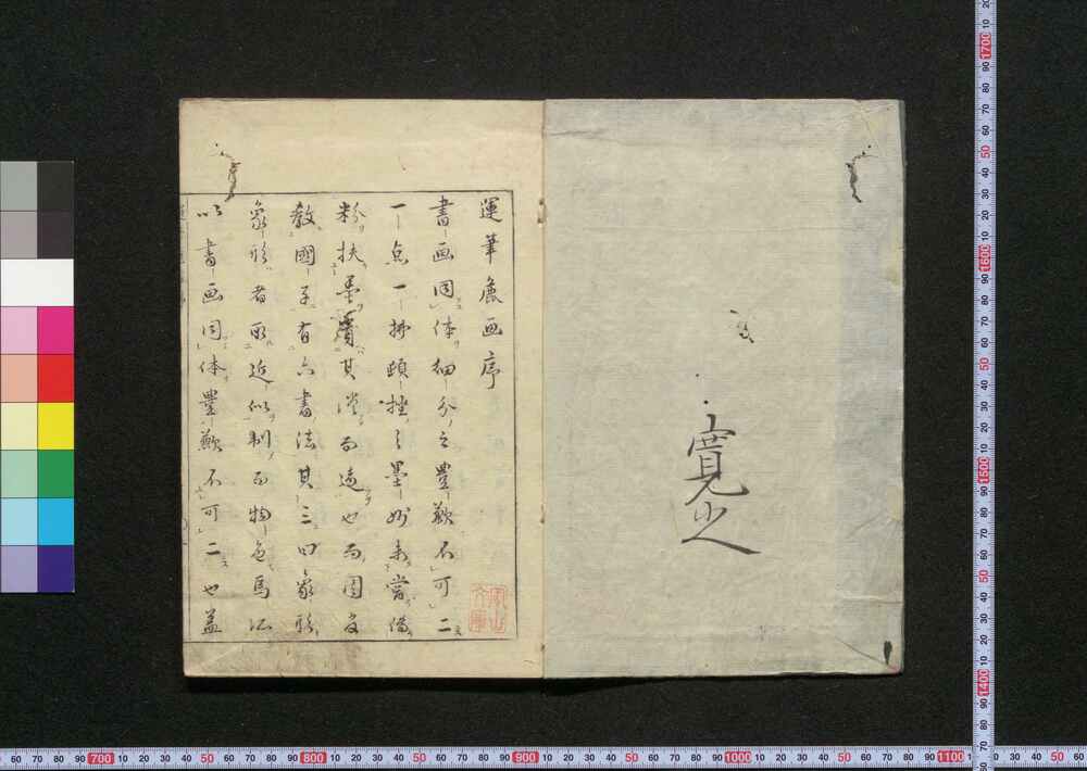 作品画像:運筆麁画