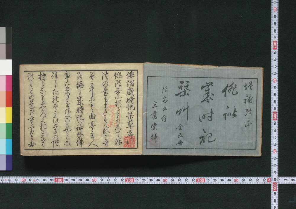 作品画像:増補改正 俳諧歳時記栞草