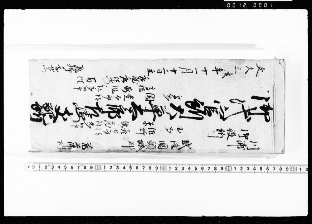 作品画像:国ニ而預り物控覚帳
