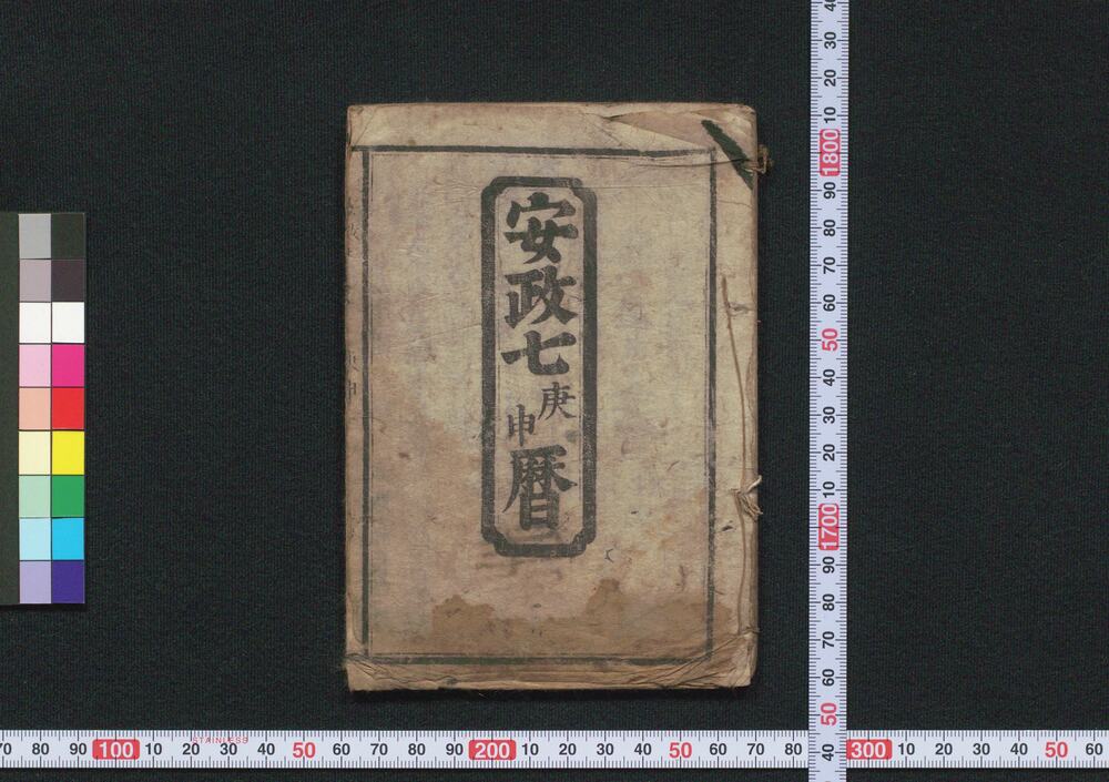 作品画像:安政七庚申暦(万延元年 江戸暦)