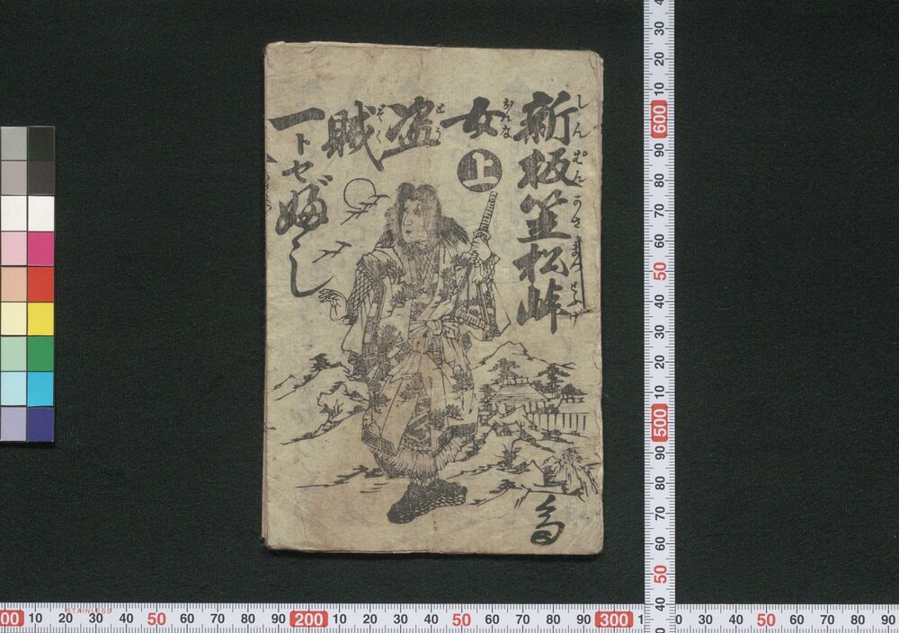 作品画像:新板笠松峠女盗賊一ツトセブシ