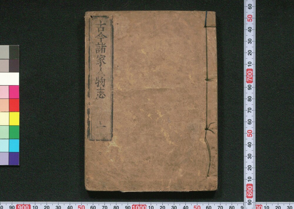作品画像:古今諸家人物志