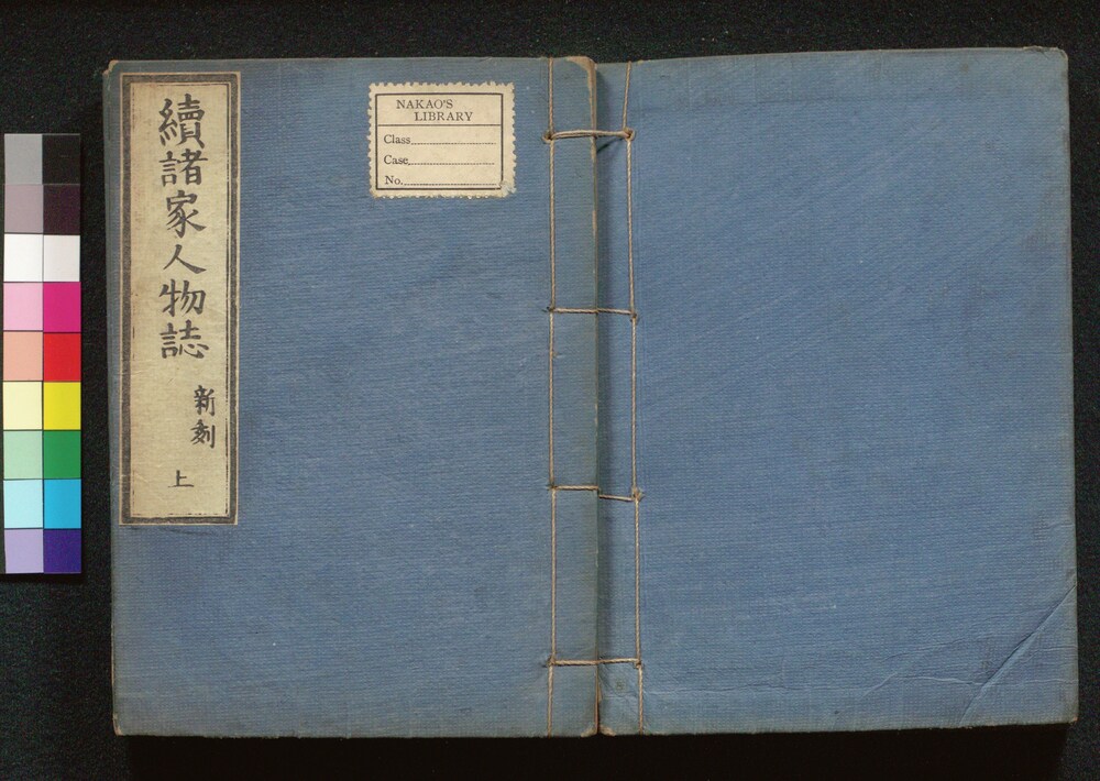 作品画像:続諸家人物誌