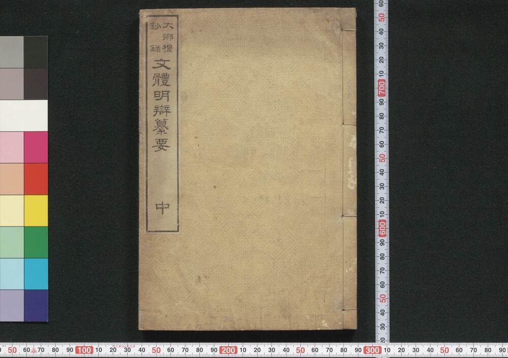 作品画像:文体明弁纂要 中