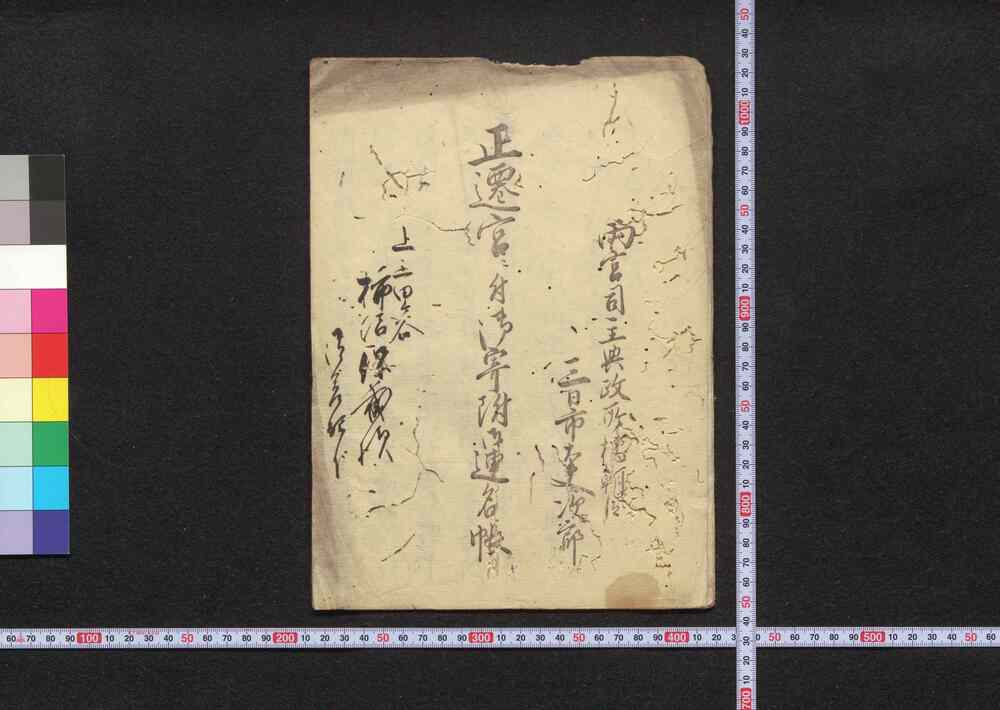 作品画像:正遷宮ニ付御寄附御連名帳