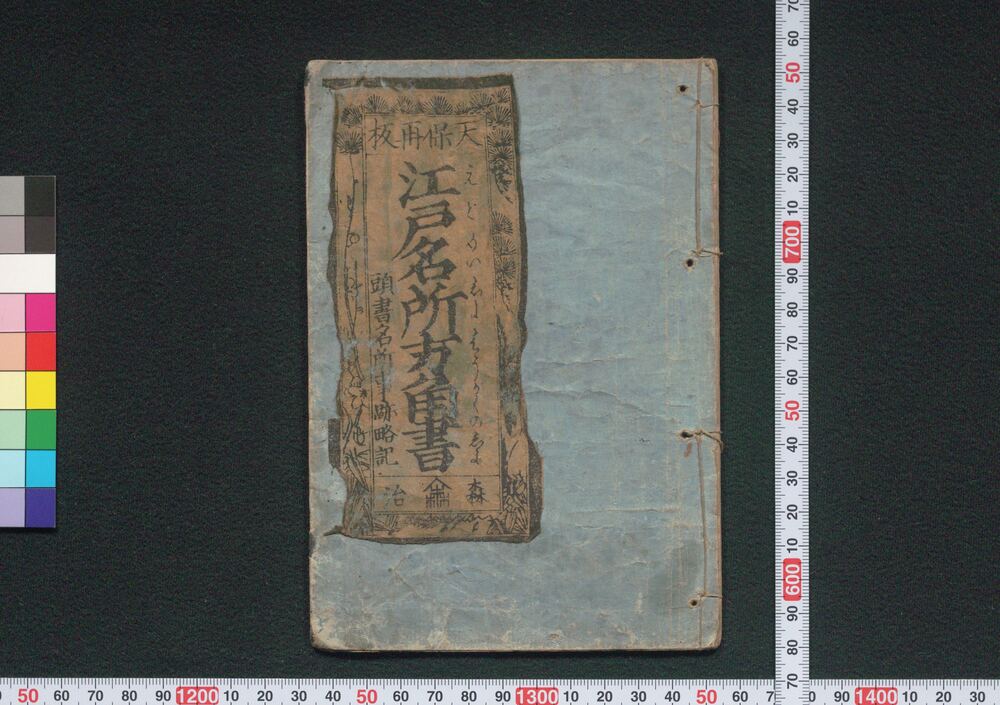 作品画像:天保再板江戸名所方角書