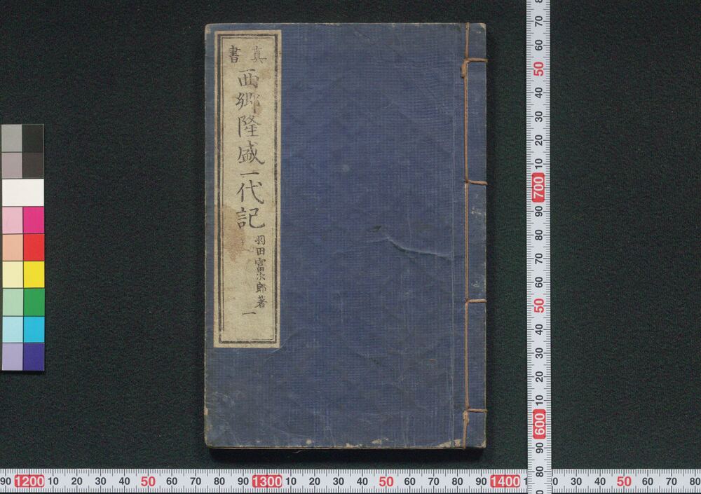 作品画像:真書 西郷隆盛一代記