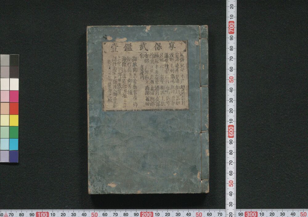 作品画像:享保武鑑