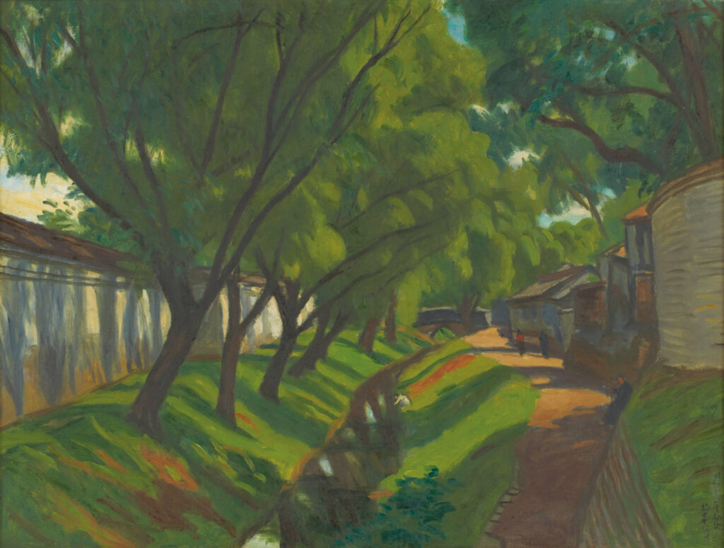 作品画像：［陽樹（北京郊外風景）］
