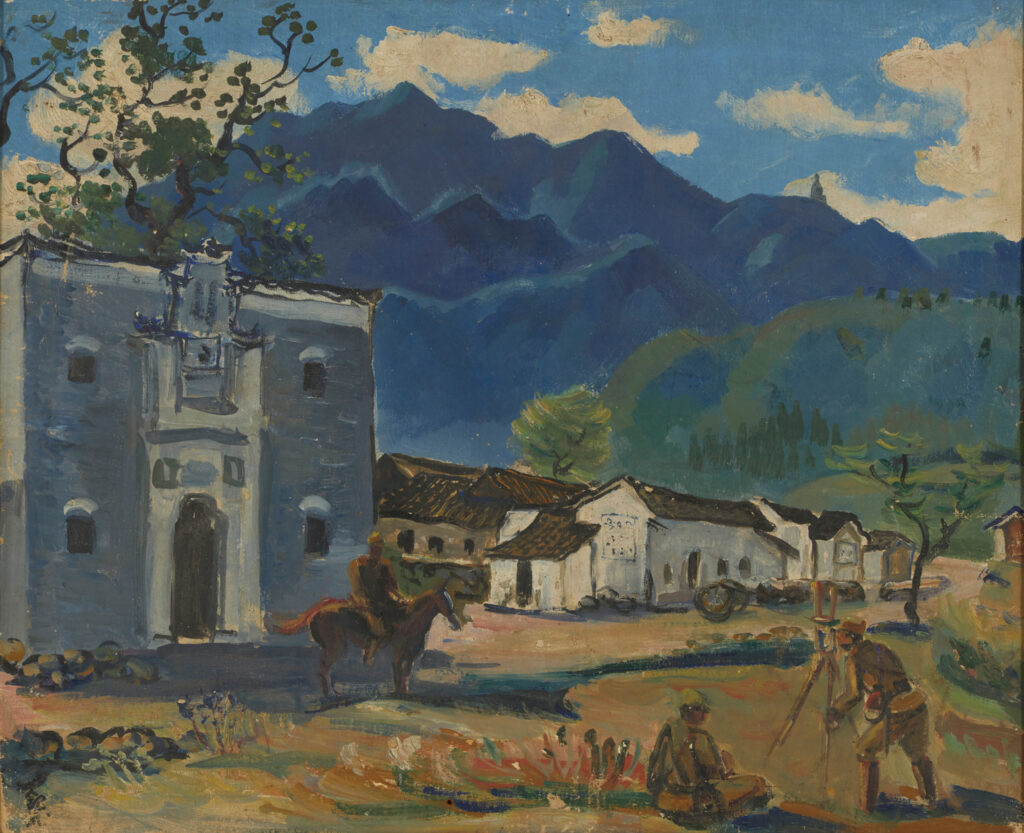 作品画像:盧山山麓 野砲隊陣地