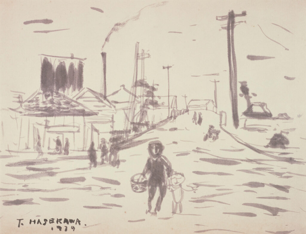 作品画像:江東地区(荒川風景)