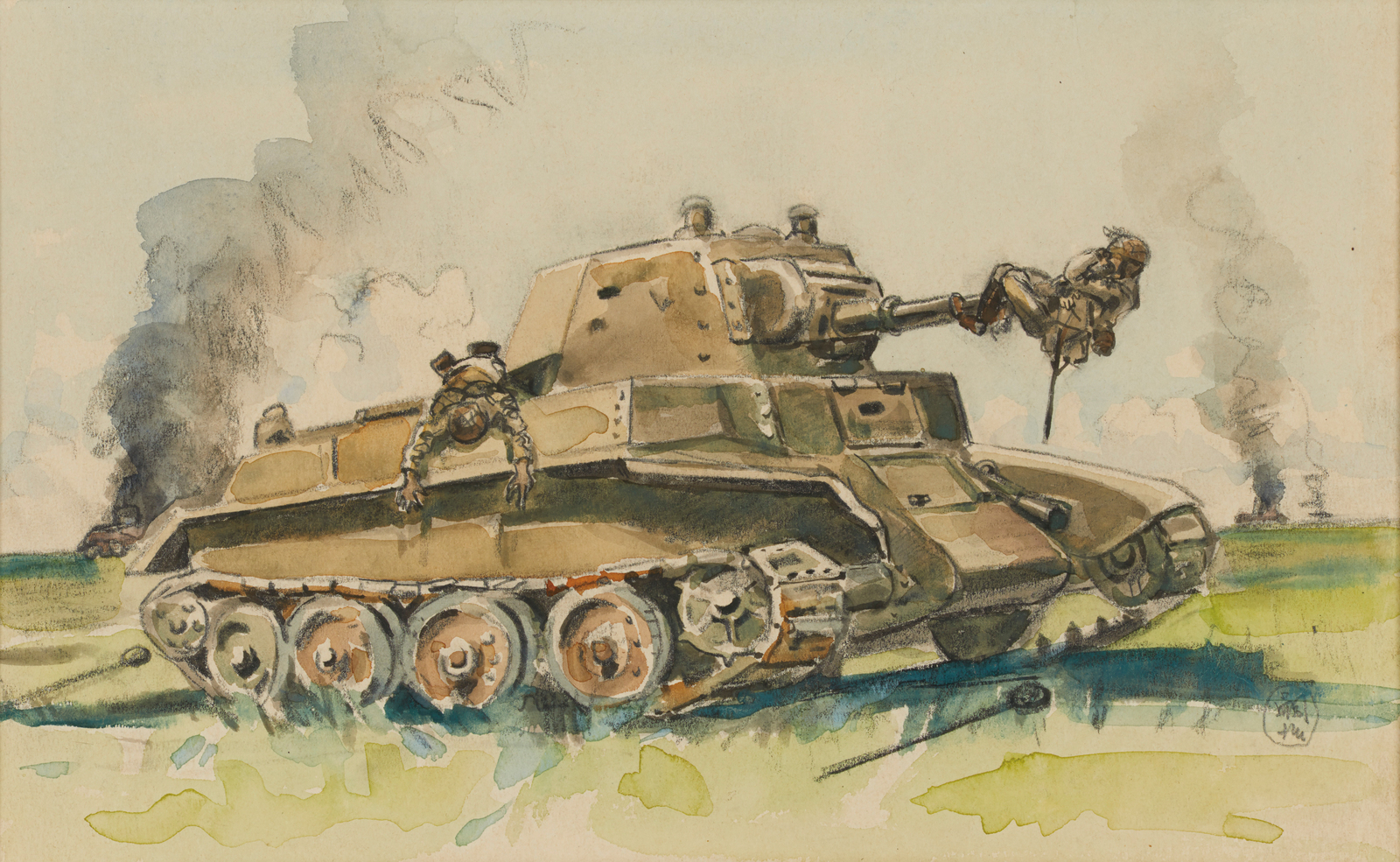 戦場に在る静寂の時 / モダン画 145×112㎝ キャンバス F80 原画限り FxS1za2aUAI-mZV.jpg:large