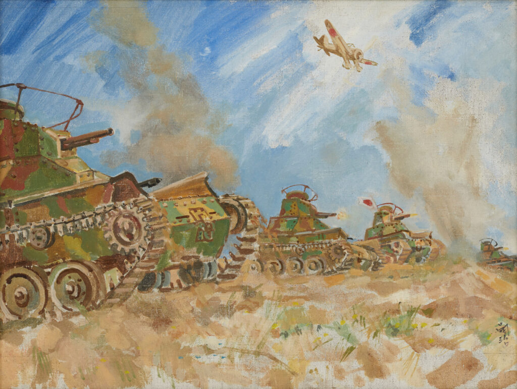 作品画像：［戦車隊（進撃する戦車隊）］
