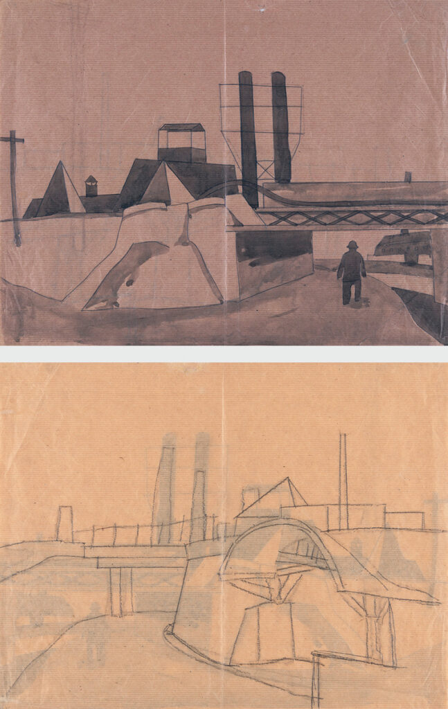 作品画像：鉄橋近く F［裏：代々木駅裏］