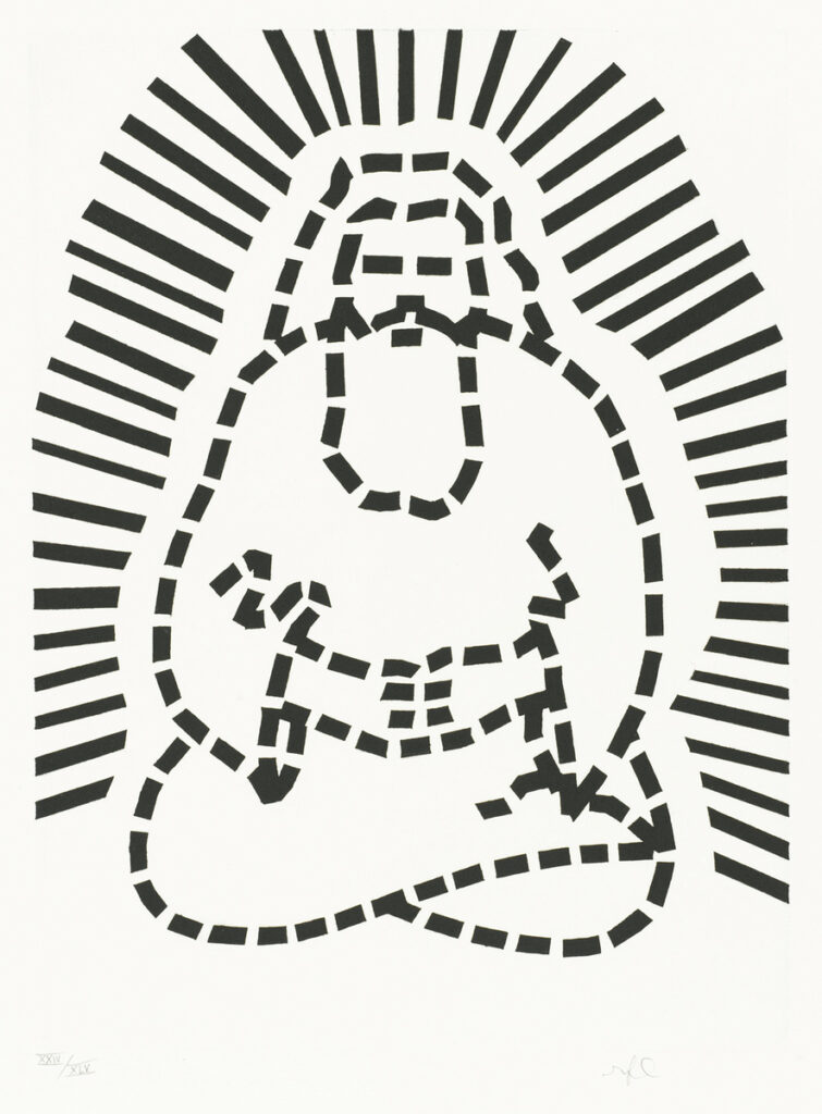 作品画像：「北西からのルート」［『新アメリカの没落』より］