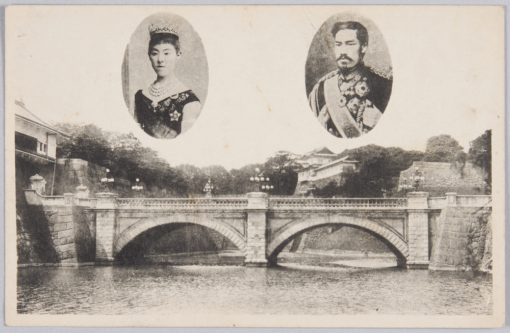 作品画像:明治天皇・皇后両陛下