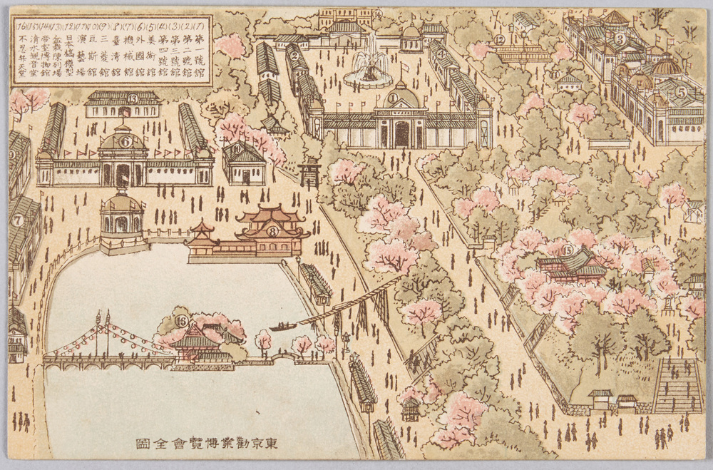 作品画像:東京勧業博覧会全図