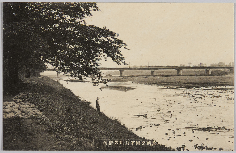 作品画像:高崎公園下烏川の清流