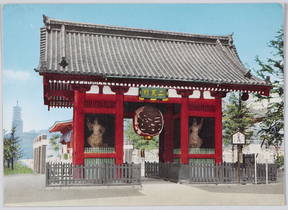 作品画像:浅草寺 国宝・二天門