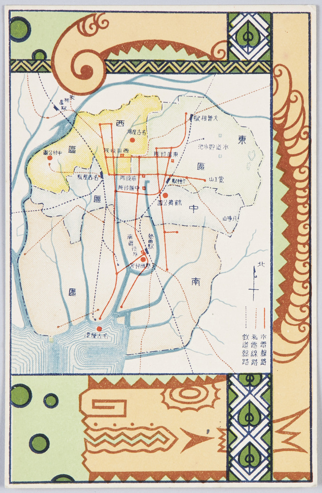 作品画像:名古屋鉄道路線図