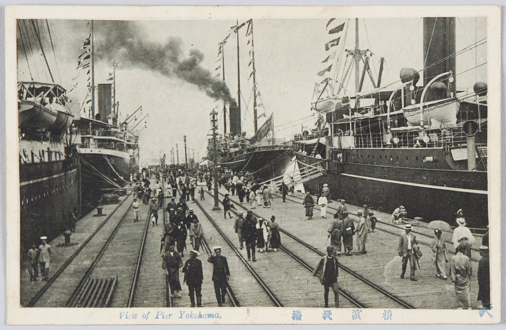作品画像:横浜桟橋 View of Pier Yokohama