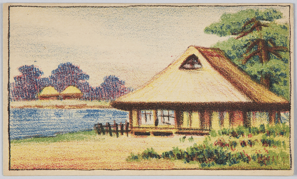作品画像:河畔の家