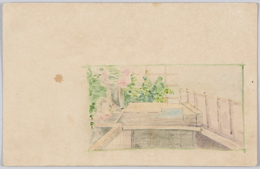 作品画像:庭の片隅