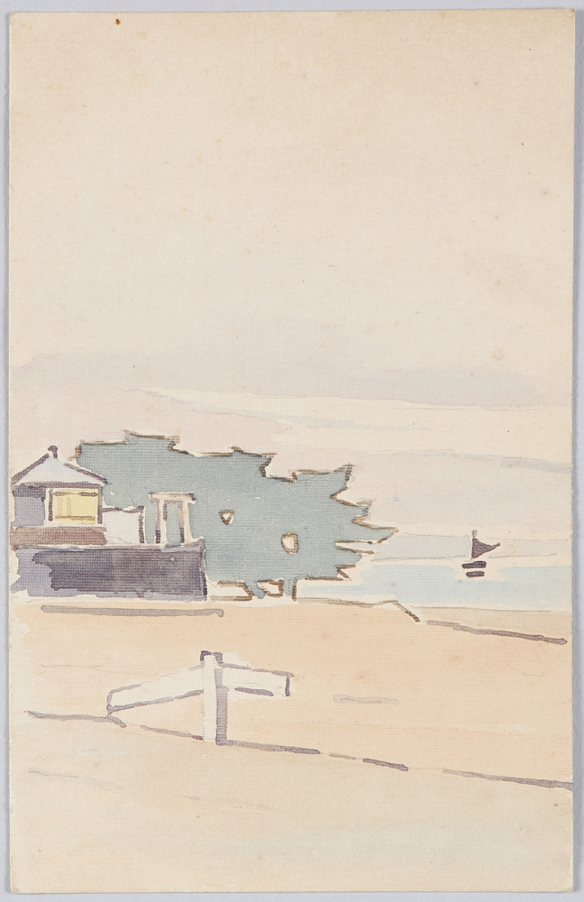 作品画像:海岸スケッチ