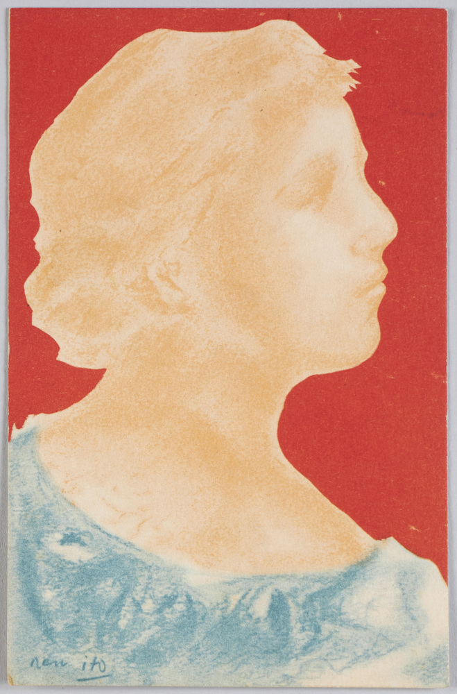 作品画像:女性の横顔