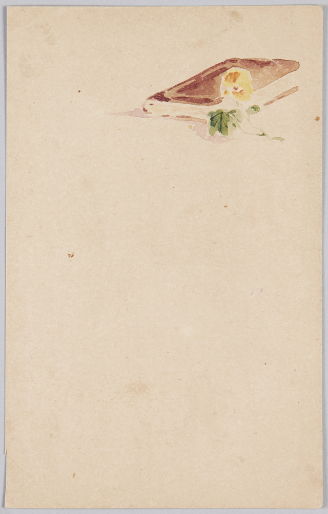 作品画像:本と花