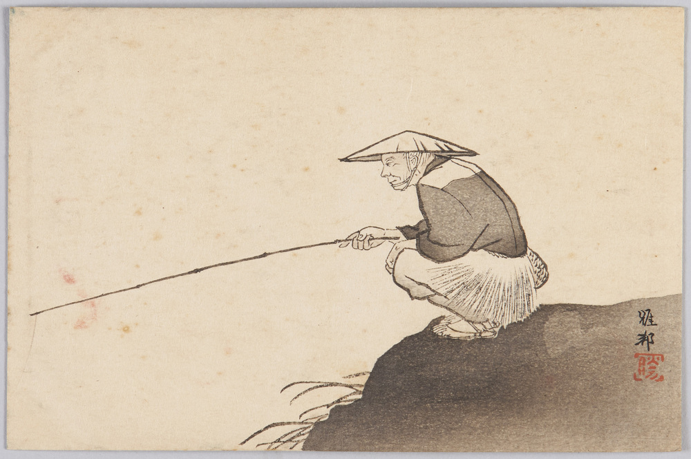 作品画像:釣り人