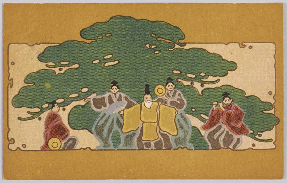 作品画像:能舞台(中京図案会懸賞考案)