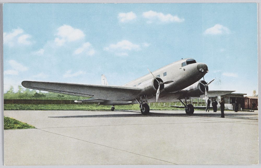 作品画像:旅客機絵葉書 日本航空輸送株式会社