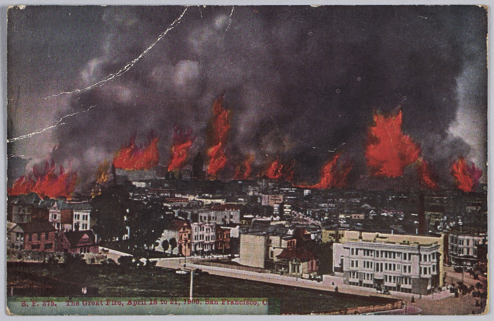 作品画像:The Great Fire, April 18 to 21, 1906, San Francisco, Cal.
