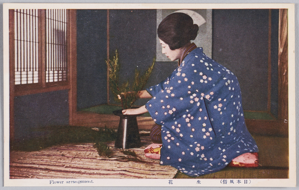 作品画像:(日本風俗)生花
