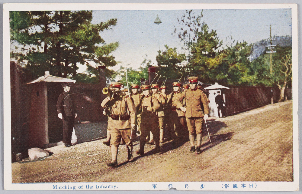作品画像:(日本風俗)歩兵進軍