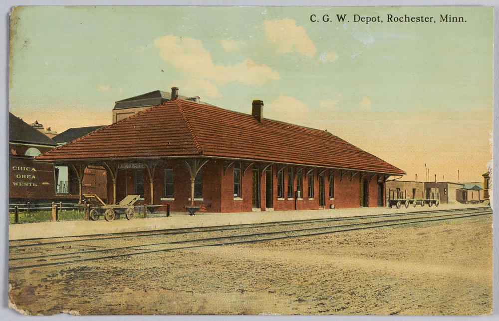 作品画像:C. G. W. Depot, Rochester, Minn.