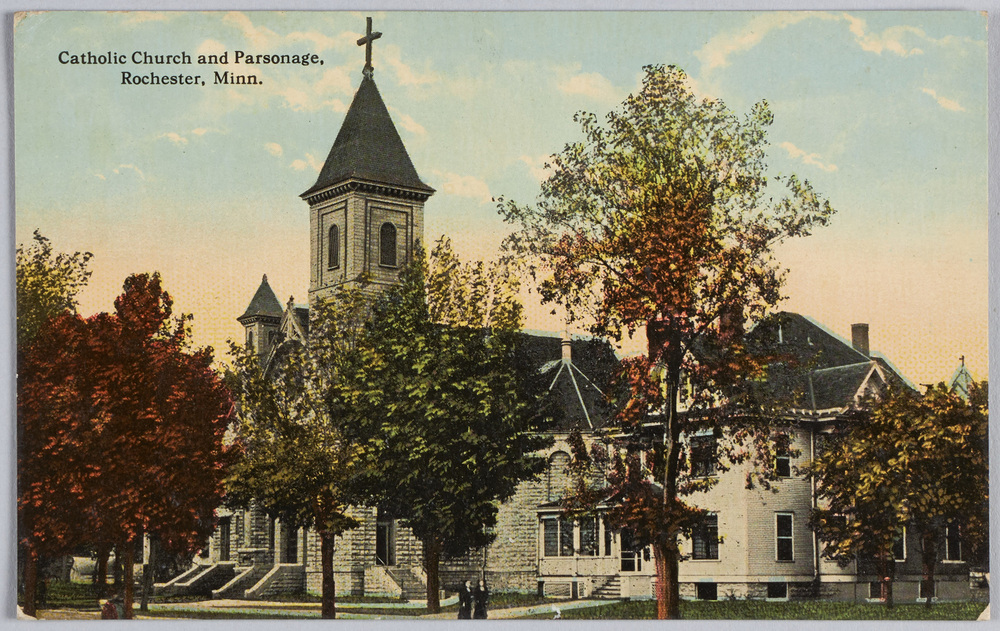 作品画像:Catholic Church and Parsonage, Rochester, Minn.