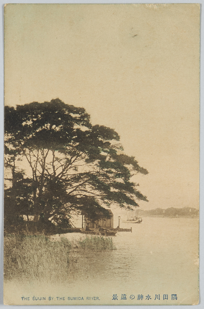 作品画像:隅田川水神の遠景