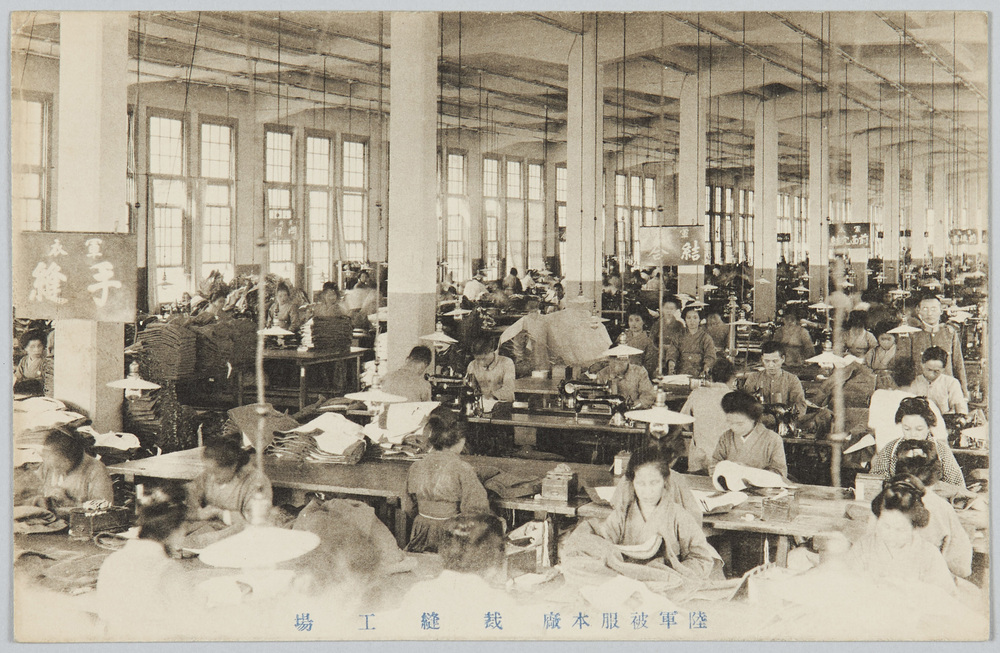 作品画像:陸軍被服本廠裁縫工場