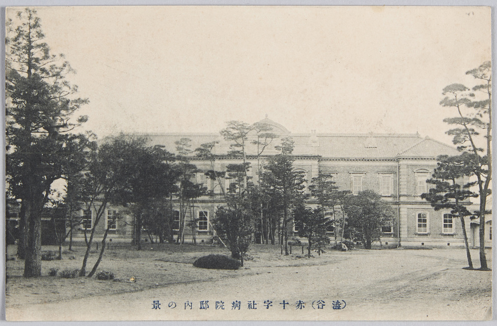 作品画像:(渋谷)赤十字社病院邸内の景