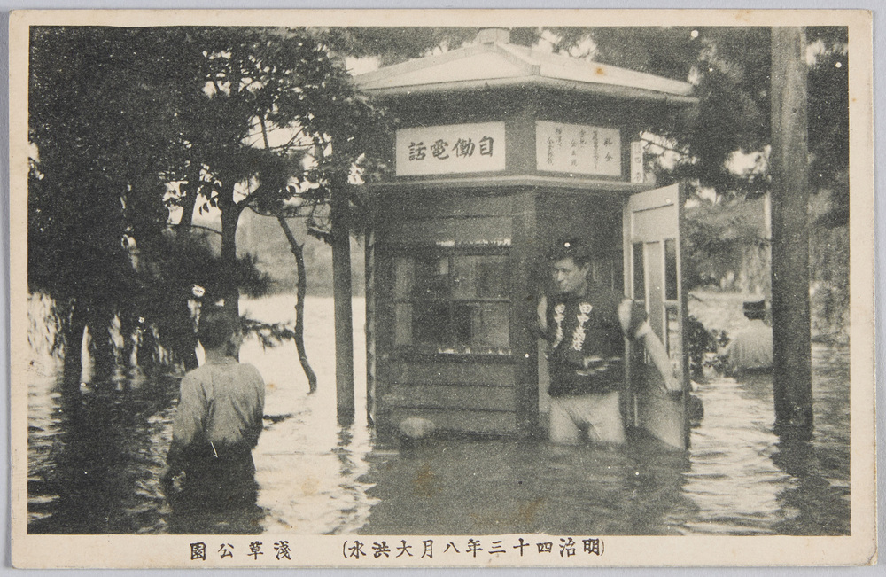 作品画像:(明治四十三年八月大洪水)浅草公園